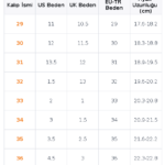 راهنمای انتخاب سایز