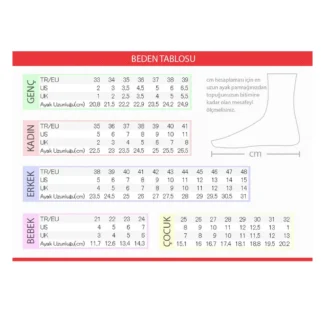 راهنمای انتخاب سایز