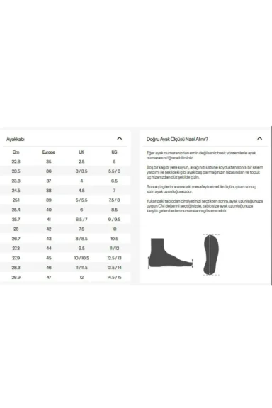 راهنمای انتخاب سایز