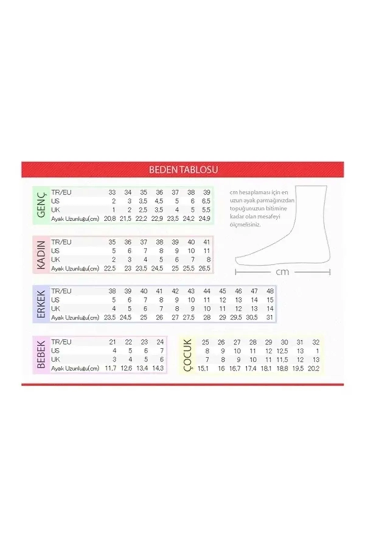 راهنمای انتخاب سایز