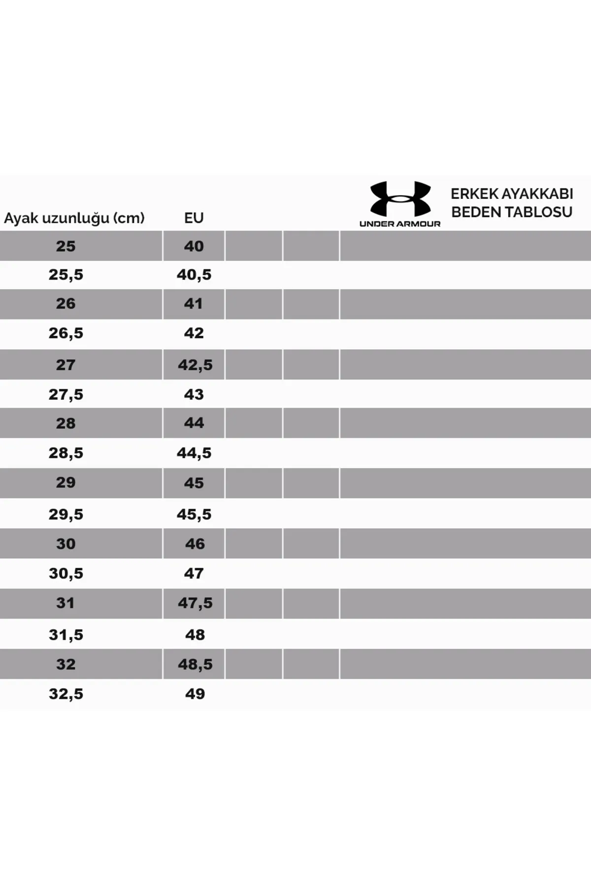 راهنمای انتخاب سایز