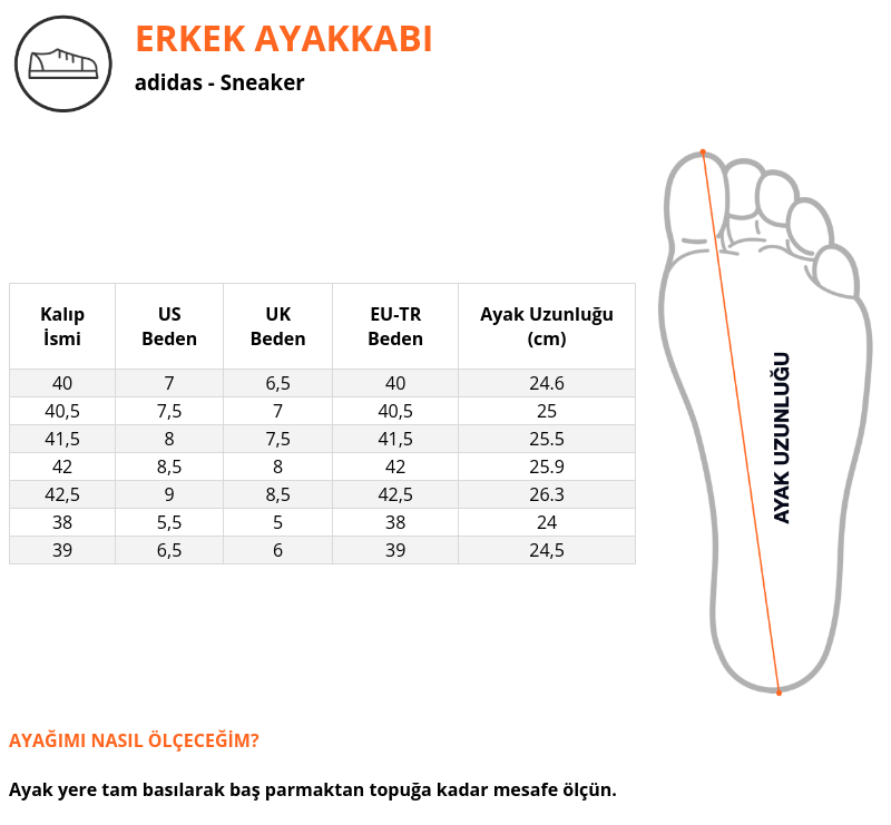 راهنمای انتخاب سایز