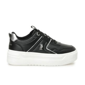 U.S. Polo Assn. 5P CLARKE 5FX Kadın  Siyah Sneaker | U.S. Polo Assn. | اورجینال