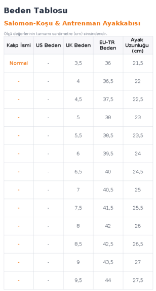 راهنمای انتخاب سایز