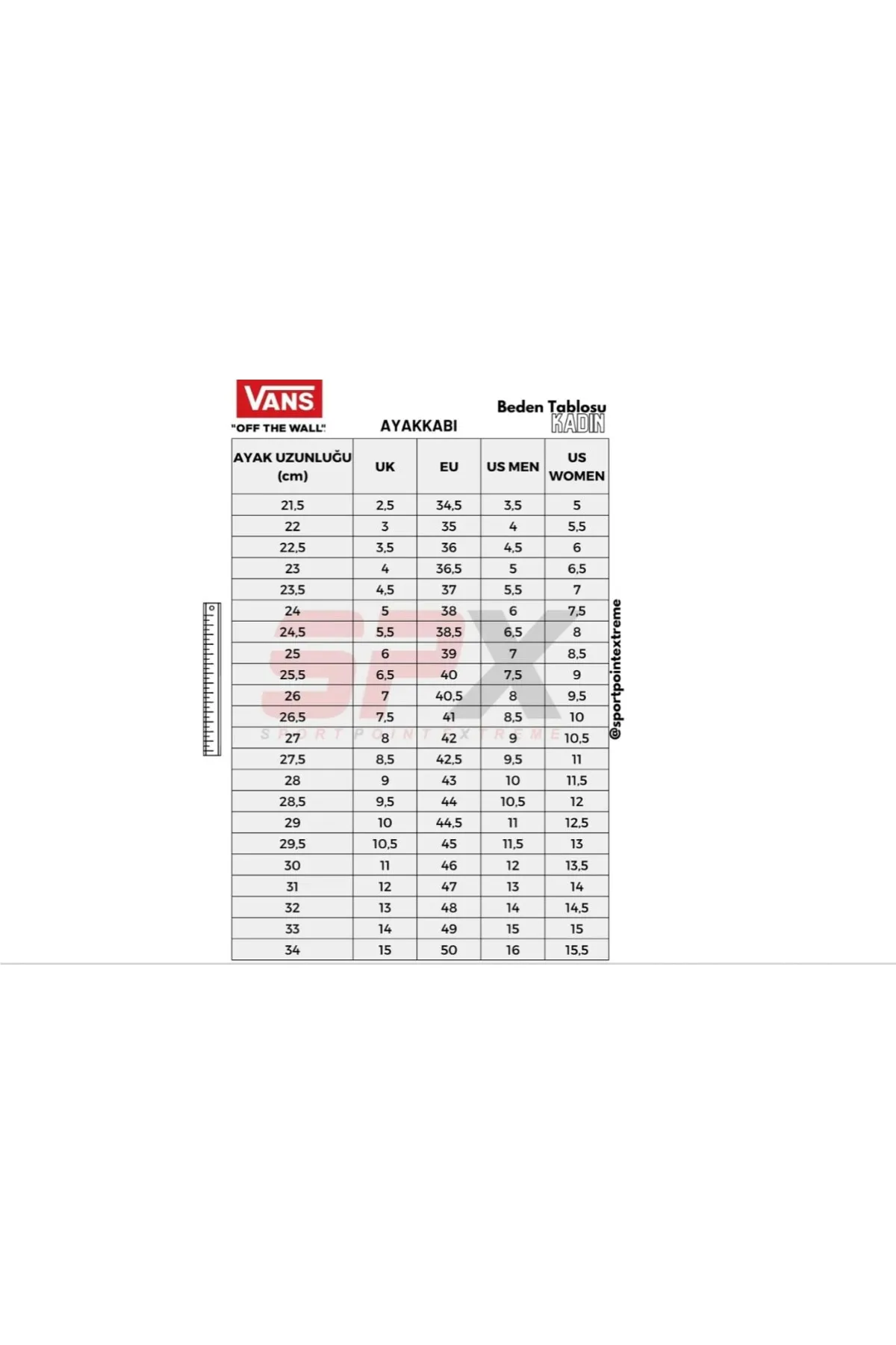 راهنمای انتخاب سایز