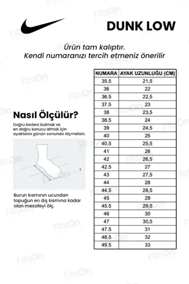 راهنمای انتخاب سایز
