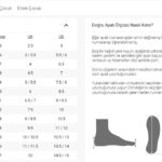 راهنمای انتخاب سایز