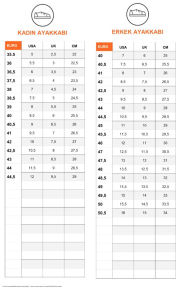 راهنمای انتخاب سایز
