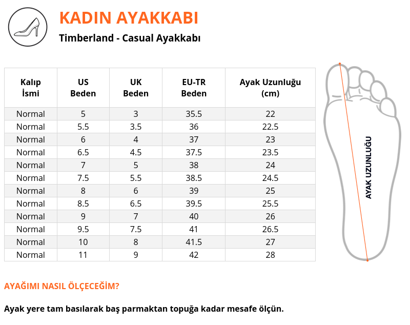 راهنمای انتخاب سایز
