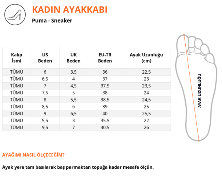 راهنمای انتخاب سایز