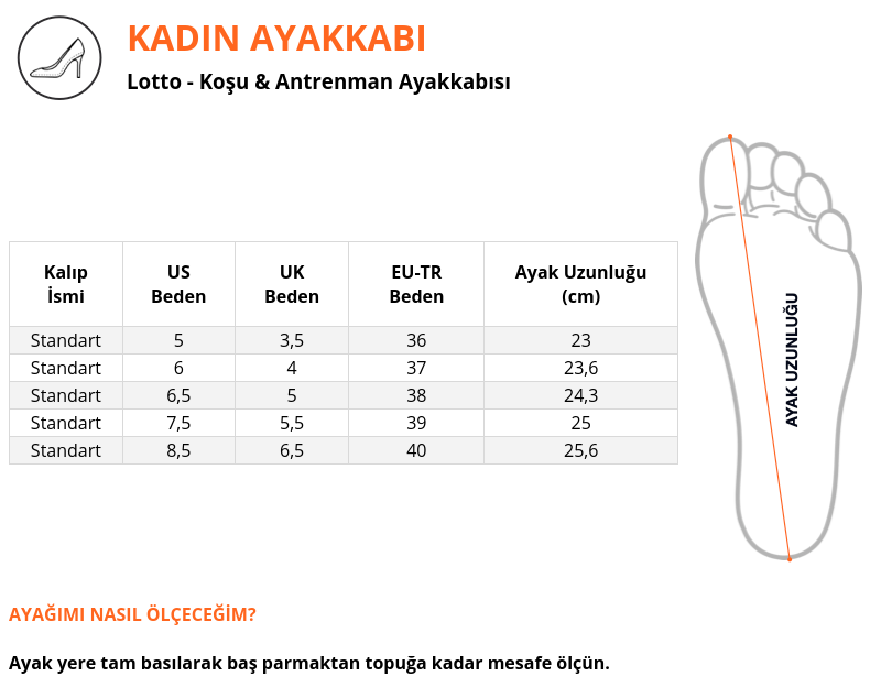 راهنمای انتخاب سایز